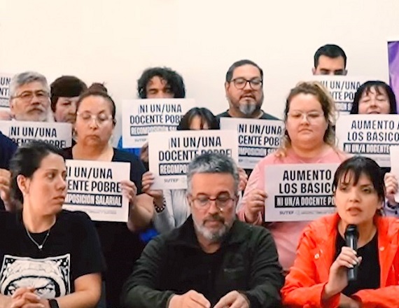 “Si así terminamos, así no empieza el ciclo lectivo”, Horacio Catena 