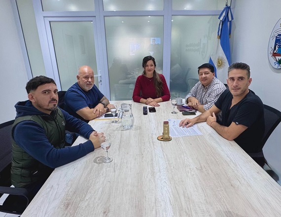 Dirigentes del CEC fueron recibidos en el Concejo Deliberante 