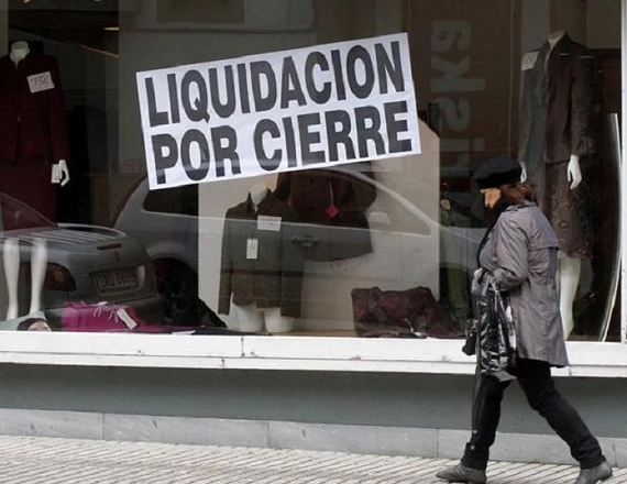 Ya son 15.557 las empresas que cerraron sus puertas y se perdieron más 237.000 puestos de trabajo