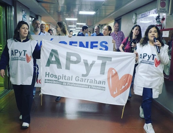 Profesionales del Garrahan estarán de paro los dos últimos jueves de agosto