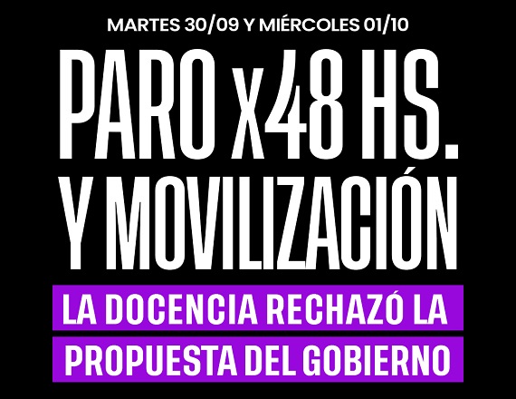 El Congreso Provincial del SUTEF aprobó un nuevo paro provincial por 48 horas 