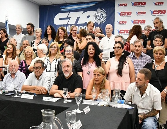 La dos CTA ratificaron  el paro nacional con movilización al Congreso el día que se trate la Reforma Laboral en el Senado