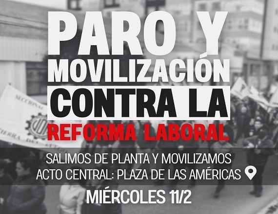 La UOM Río Grande para el miércoles 11 contra la Reforma Laboral 