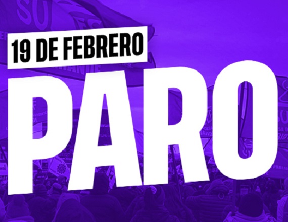 Paro contra la Reforma Laboral, por aumento salarial y en defensa de derechos