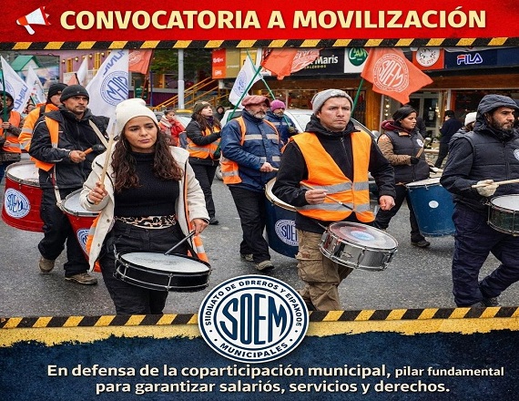 El SOEM convoca a una movilización en defensa de la coparticipación
