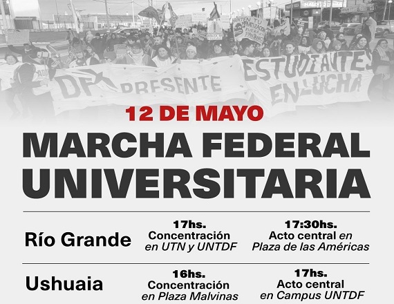 Nueva Marcha Federal Universitaria el próximo martes
