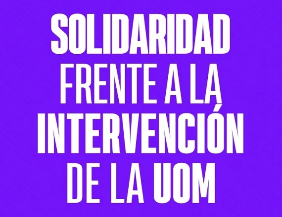 SUTEF rechaza la intervención de la UOM
