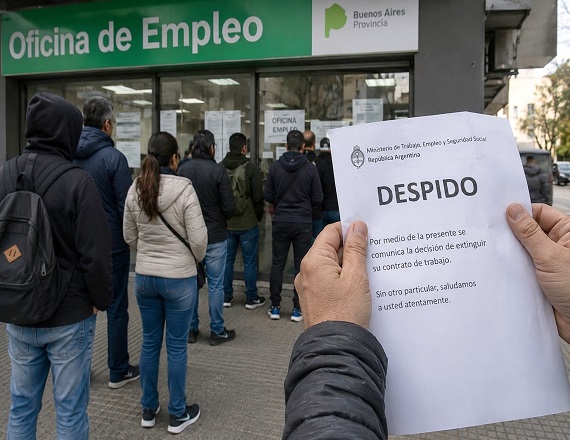 En 28 meses de gestión Milei se destruyeron 340 mil empleos registrados, más de 12 mil por mes