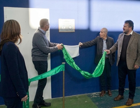 Llugdar encabezó la inauguración del nuevo Laboratorio de la Escuela Técnica Austral en Caleta Olivia