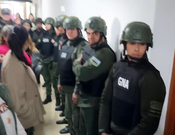 Repudio a la represión de Gendarmería contra los trabajadores de la CNEA