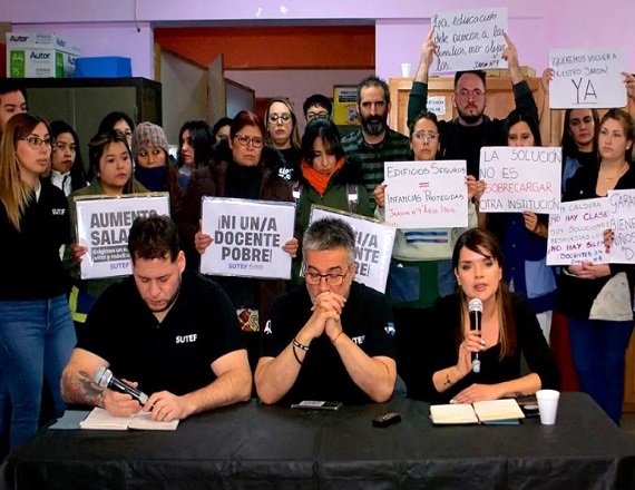 SUTEF ratificó el no inicio de clases tras el receso invernal y reclamó la reapertura inmediata de la discusión salarial