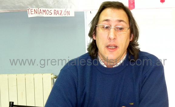 Diego Castro, SUTEF seccional Río Grande