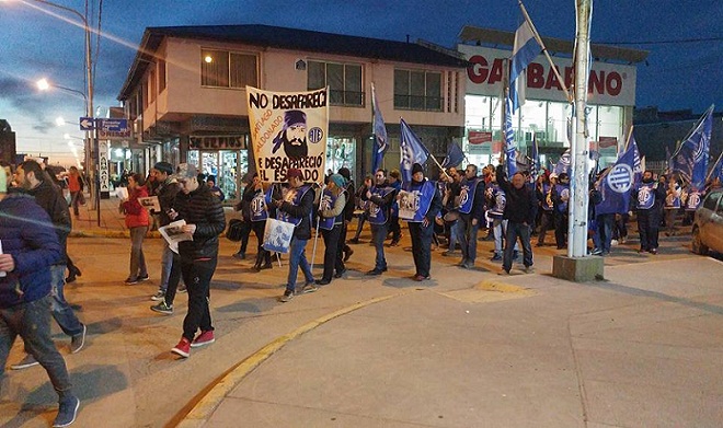 En Tierra del Fugo hubo movilizaciones por la aparición con vida de Santiago Maldonado.