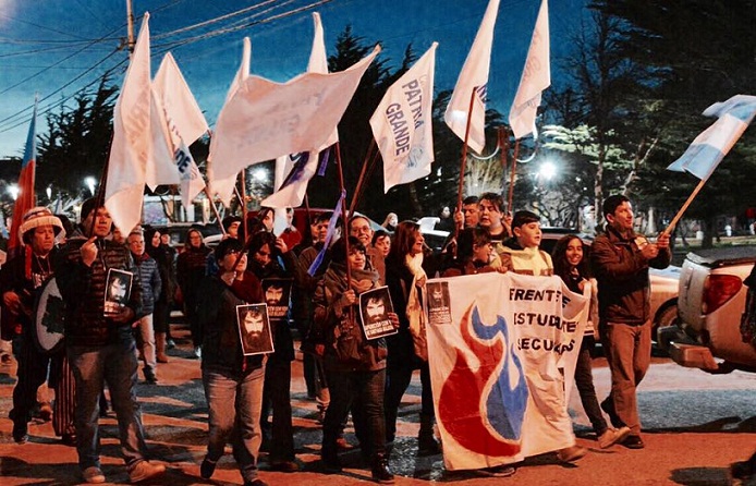 En Tierra del Fugo hubo movilizaciones por la aparición con vida de Santiago Maldonado.