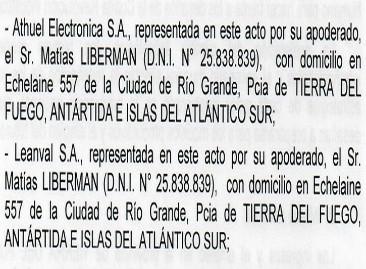 Este miércoles 29 de agosto, Leanval “invitó” a los 10 operarios que están bajo el Convenio de la UOM a desvincularse, de lo contrario iban q tener que recurrir a la Justicia para reclamar las indemnizaciones.
