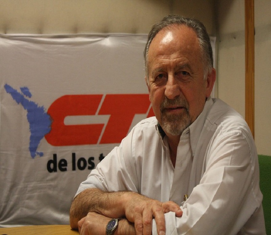 El dirigente docente Hugo Yasky, va en busca de un nuevo mandato al frente de la CTA de los Trabajadores.