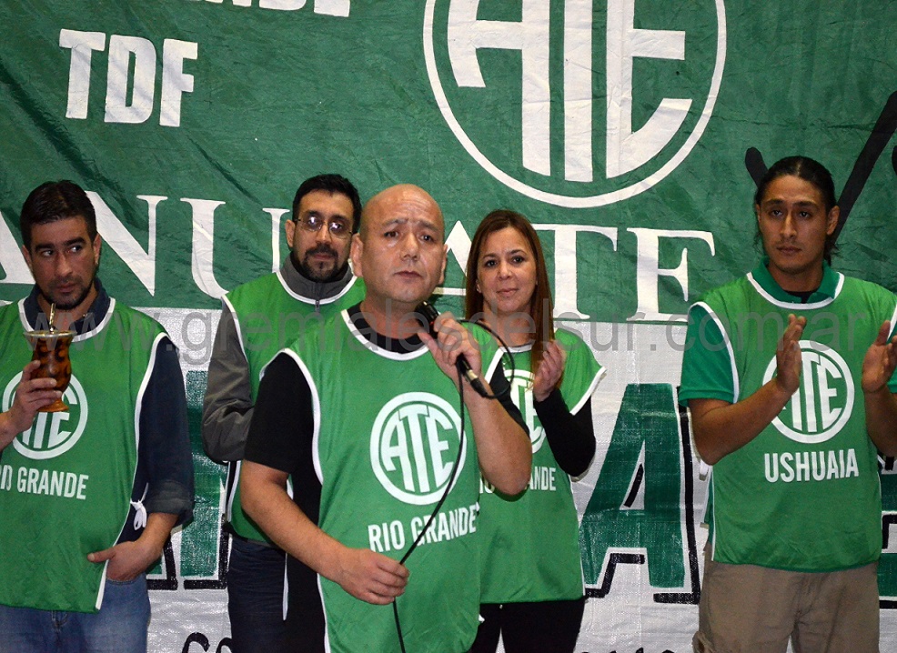 Marcelo Mansilla, candidato a Secretario General en la seccional Río Grande por ANUSATE. 