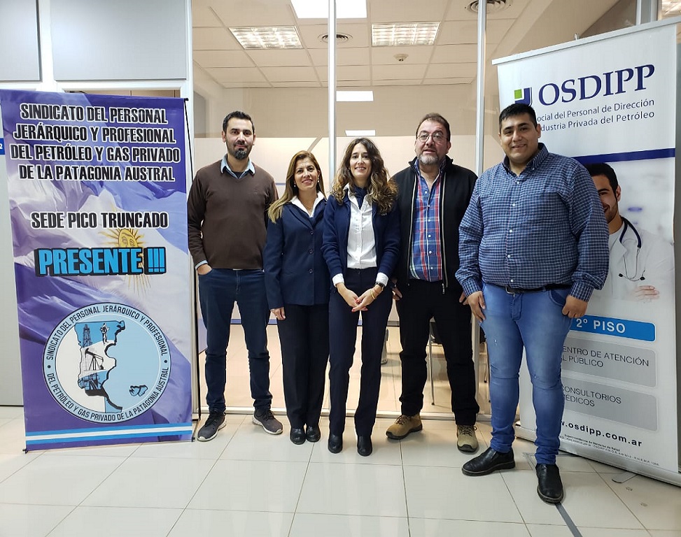 Se concretó con la Obra Social para el Personal de Dirección de la Industria Privada del Petróleo (OSDIPP), la apertura de una oficina comercial para la sede de Pico Truncado, que va a atender todos los días viernes de 9:30 a 12 horas.