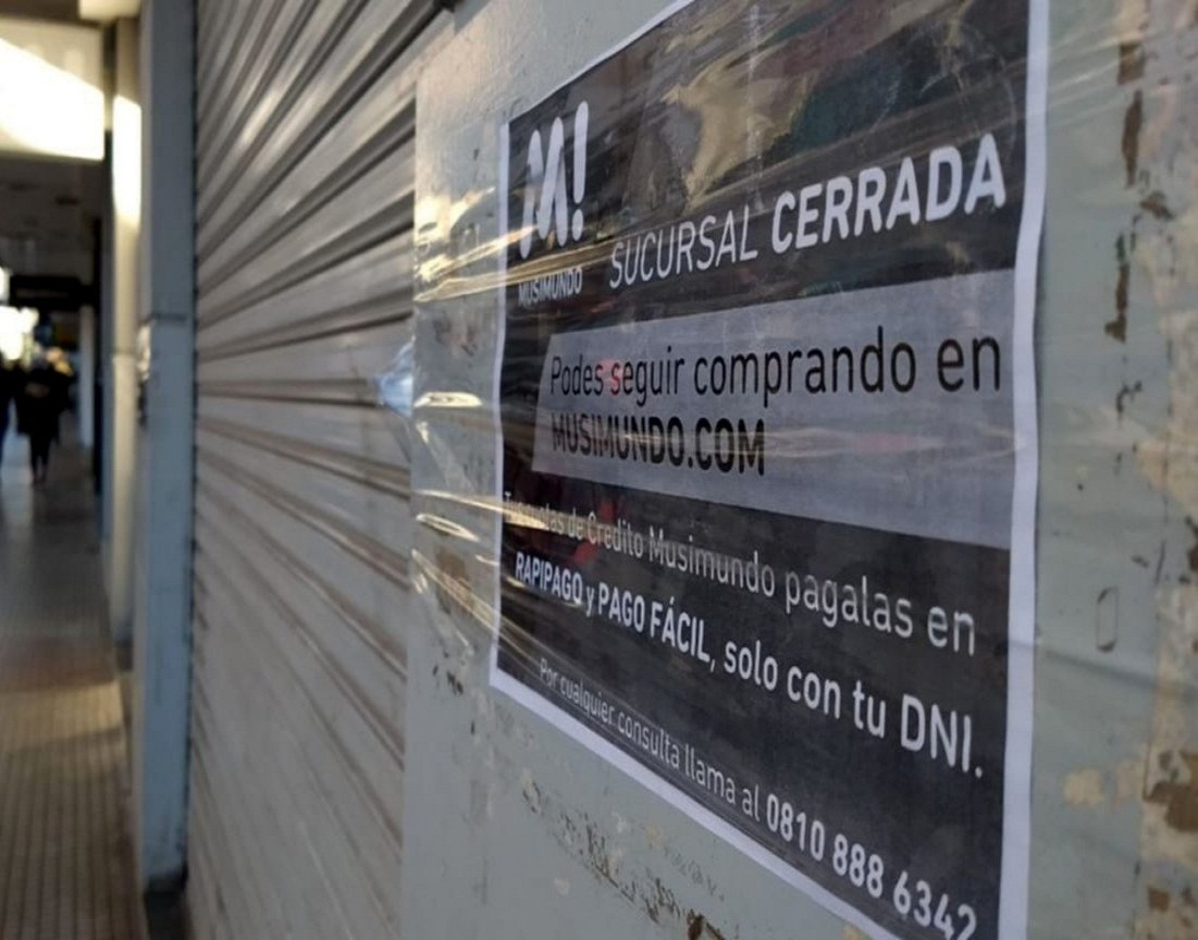En todo el país quedan 200 locales abiertos de Musimundo. La cadena llegó a tener casi 300 locales y 5.000 empleados.