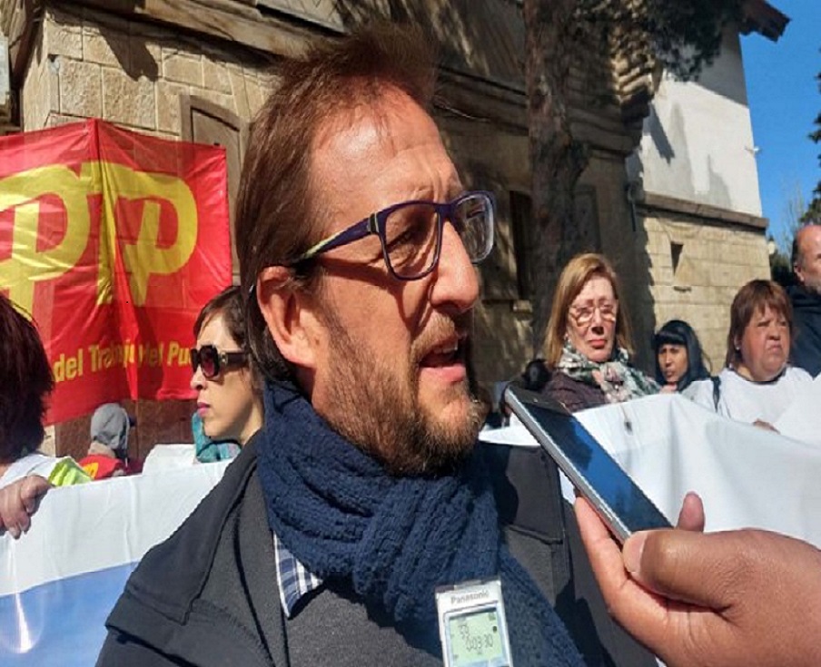 “Expusimos ante Tribunal todas las mentiras planteadas en el escrito y defendemos nuestra posición del reclamo”, señaló Goodman en diálogo con la prensa tras declarar. Foto: diariocronica.com.ar.