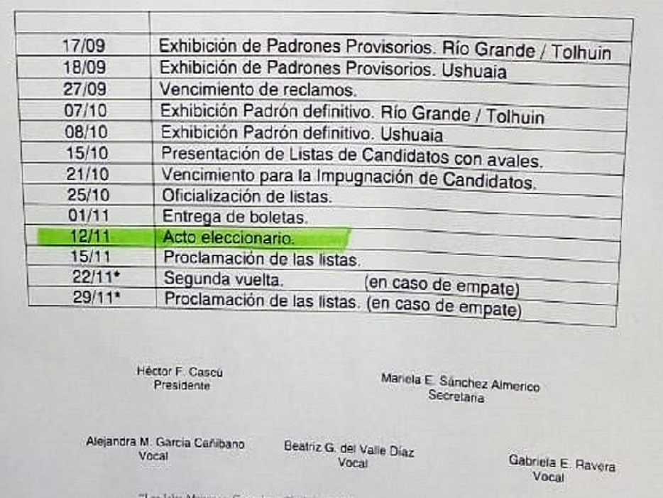 Seis listas se presentaron para la elección de Junta de Clasificación y Disciplina que se realiza este martes 12 de noviembre.