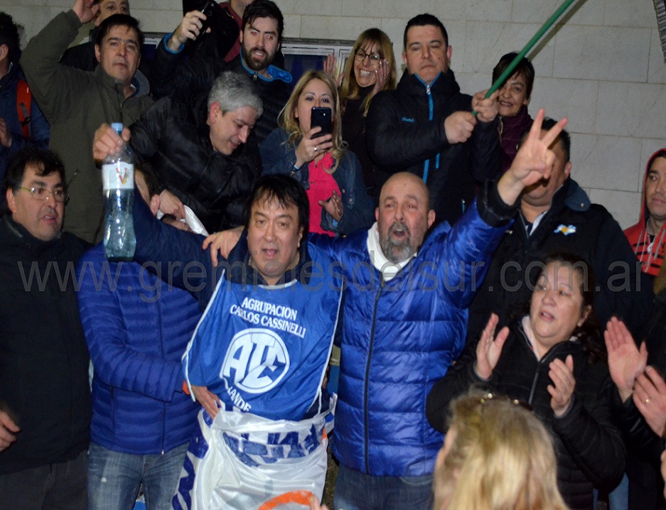 La Lista Azul Agrupación Carlos Casinelli se impuso en las elecciones de ATE Río Grande. 