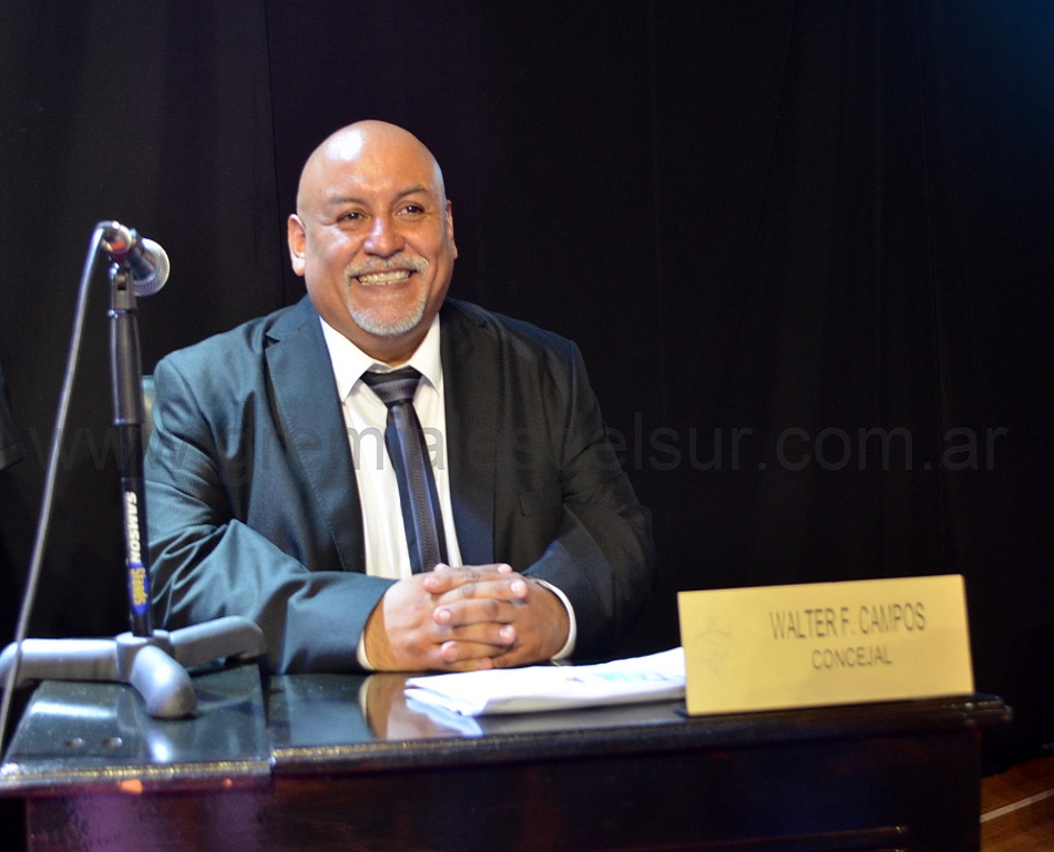 Walter Campos, Secretario Adjunto de SMATA, asumió como Concejal de Río Grande. 