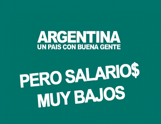Los salarios en Argentina pierden contra la inflación hace 44 meses consecutivos. Es decir que hace casi cuatro años que los sueldos no le ganan al nivel general de los precios.