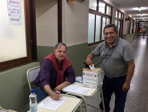 Sin votos en blanco, impugnados ni recurridos, la lista Democracia Sindical encabezada por Horacio Oscar Valentini, fue electa por el 100% de las y los votantes.