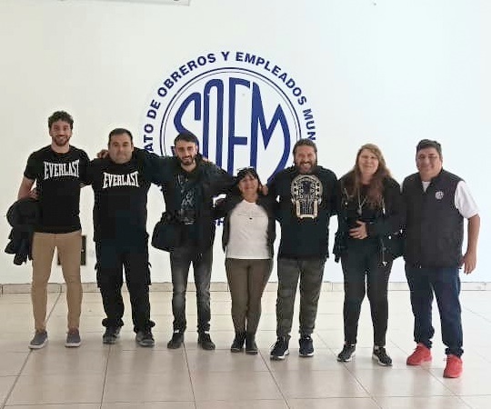 Dirigentes del SOEM de Ushuaia y de la ASOEM de Río Grande, mantuvieron un encuentro de la capital fueguina. Acordaron realizar reuniones periódicas que contribuyan al fortalecimiento de las instituciones.