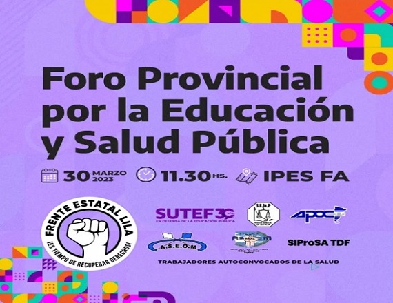 Se realizará el día jueves 30 marzo de manera presencial en las instalaciones del Instituto Provincial de Enseñanza Superior Florentino Ameghino de la ciudad de Ushuaia a partir de las 11:30 horas.