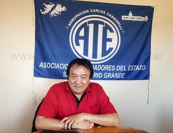 “No podemos dejar caer los salarios, tenemos que discutir por encima de la inflación”, remarcó el titular de ATE Río Grande, Felipe Concha.
