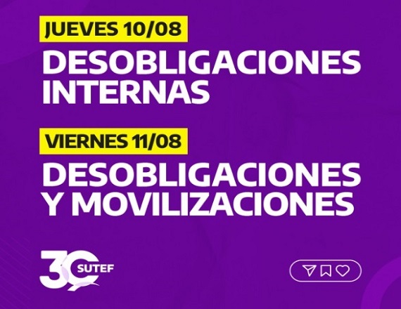 Luego del paro contundente de la docencia fueguina de 48 horas, y del adelanto de convocatoria de Mesa Paritaria Salarial, el Congreso Provincial de Delegados del SUTEF resolvió por amplia mayoría continuar con las desobligaciones.