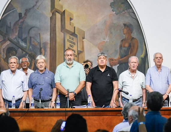 Los líderes de la CGT nacional irán a la Casa Rosada. Dialogarán con el Ministro del Interior por la tarde, quien intentará destrabar un nuevo paro general.