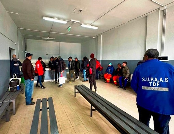 De la reapertura del Centro de Contratación de Estibadores participó el Sindicato Unidos Portuarios Argentinos del Atlántico Sur (SUPAAS).