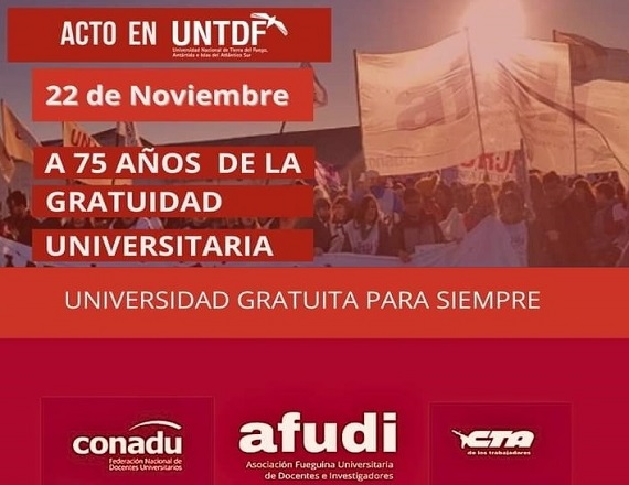 AFUDI reafirma su compromiso con su  defensa y reivindica, una vez más, al sistema universitario nacional garante de la soberanía, el engrandecimiento y el futuro de la Nación y del sistema democrático.