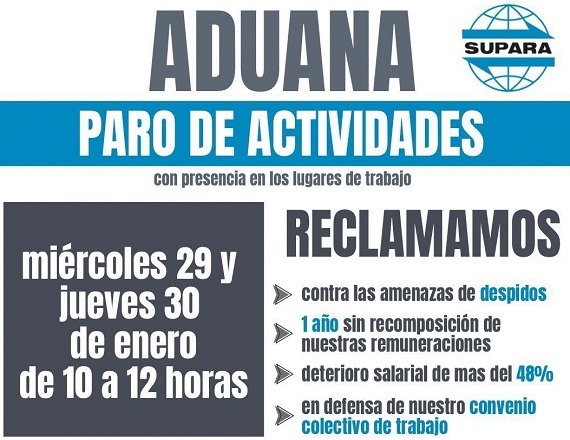 El Plenario Nacional de Delegados de SUPARA Facultó a la Comisión Directiva a ampliar y llevar a cabo todas las medidas, acciones directas y judiciales que resulten necesarias ante el eventual avance del conflicto.