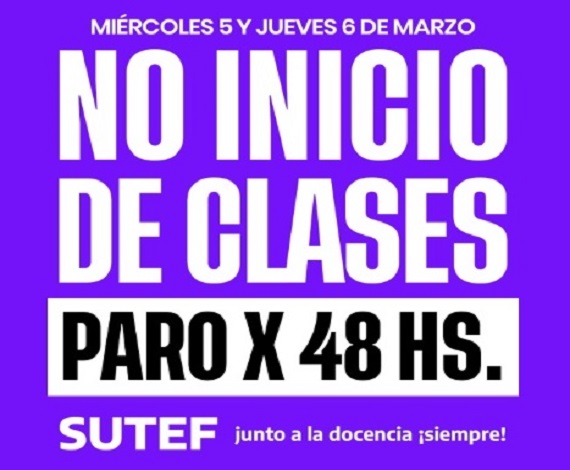 Los docentes se movilizarán este miércoles a Casa de Gobierno para acompañar la reunión con el Gobernador. El jueves habrá una Jornada de Lucha en las tres ciudades con ollas populares.