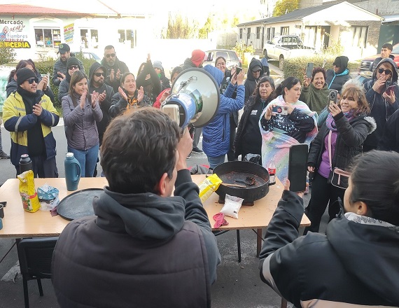 El ATE Santa Cruz se destacó especialmente la unidad del cuerpo de trabajadores municipales, la organización colectiva, y la fuerza de una estructura gremial que no claudica en la defensa de los derechos laborales.