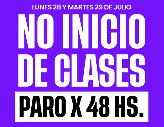 “El primer semestre del año cerró sin convocatoria a Mesa Paritaria Salarial ni propuesta de aumento por parte del Ejecutivo”, recordó el SUTEF.
