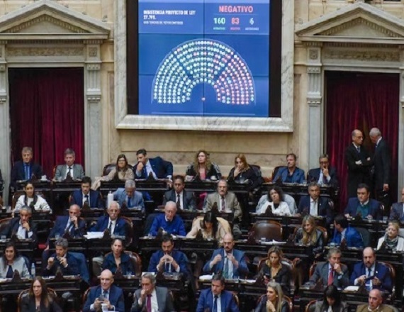 La oposición necesitaba dos tercios de los votos para rechazar la decisión del Gobierno e insistir con la ley original. Las abstenciones jugaron un rol clave. Ahora, la decisión del Poder Ejecutivo quedará firme.