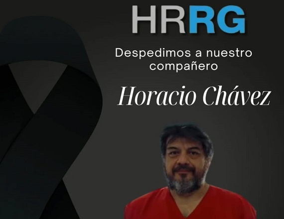 Horacio Chávez era Enfermero en el servicio de Hemodiálisis en el Hospital Regional Río Grande, quien había cosechado un enorme afecto por parte de sus colegas, compañeros y quienes lo conocían.