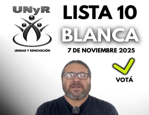 “Los actuales Vocales no salieron a denunciar las situaciones que estábamos y seguimos atravesando, y la gente saca sus propias con conclusiones”, resaltó el candidato de la Lista Nº 10 BLANCA, Horacio Gallegos.