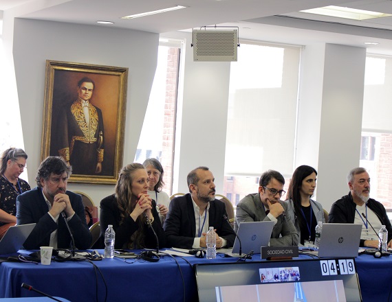 “El ejemplo más cabal es la reciente intervención de la UOM y la persecución mediática, gremial, jurídica y personal, desplegada por funcionarios del Gobierno contra el Secretario General de Pilotos (APLA), Pablo Biró”, expuso Rodolfo Aguiar.