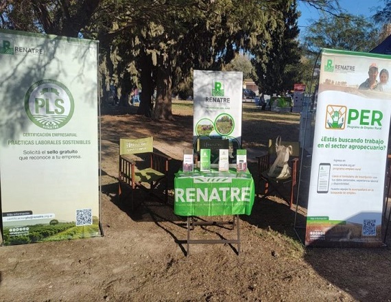 “La participación del RENATRE permitió acercar sus servicios e iniciativas a empresas y productores de una región con una importante actividad agropecuaria, y fortalecer la difusión de los servicios”, destacó el organismo.