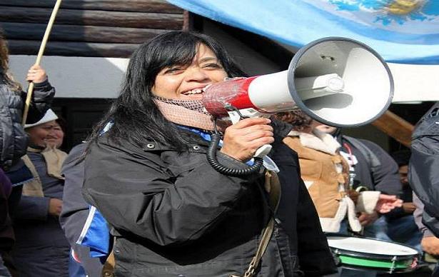 Silvia Paredes encabeza la delegación fueguina que participa del Congreso Nacional de la CTA