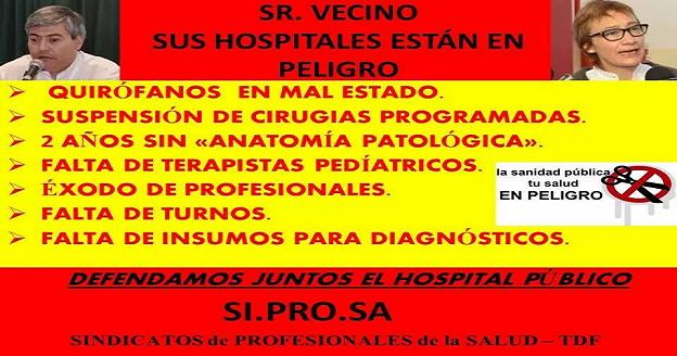 SIPROSA será recibido en la Legislatura. Había pedido de la renuncia de todos los Directores
