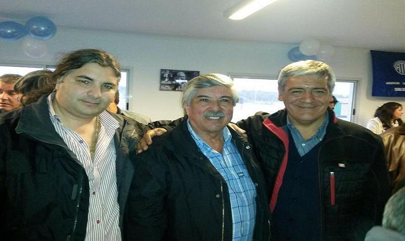 Alejandro Garzón (izq.), Carlos Almirón (ctro.) y Julio Fuentes (der.)