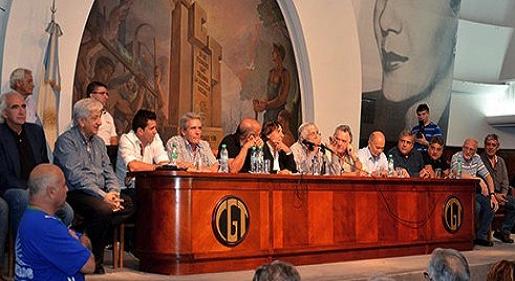 Moyano, Micheli y Barrionuevo dieron una conferencia de prensa tras el paro del martes 31