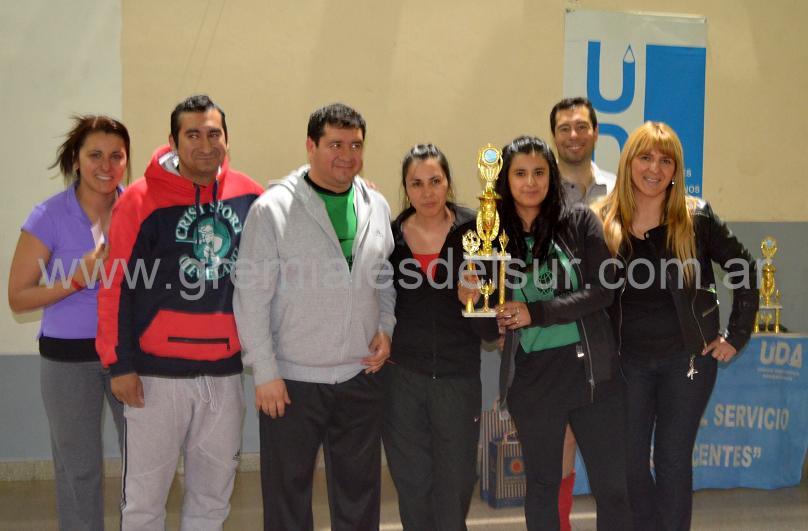 El viernes se realizó la entrega de premios del torneo de vóley organizado por la UDA.
